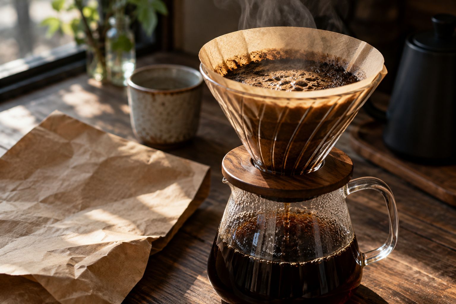 Pour-over coffee